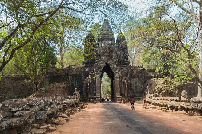1-Day private Angkor Temple Tour by Tuk Tuk from Siem Reap - Angkor Wat from the eastern entrance