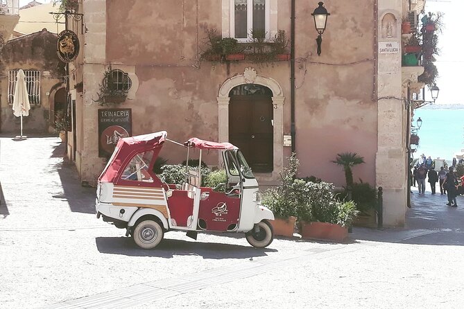 2 Hours Calessino/ Tuk tuk Tour to Syracuse and Ortigia Island - The Sanctuary of the Madonna and a church stop