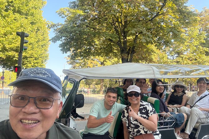 4 Hour Grand Paris Tour by Electric Tuk Tuk See Almost Everything - Grand Palais, Pont Alexandre III, and the Louvre