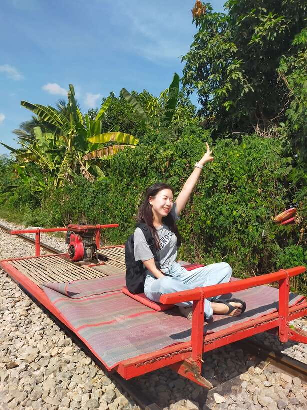 A Day TukTuk Bambootrain, Banan, Killing & Bat Caves, Sunset - The bat flight at sunset