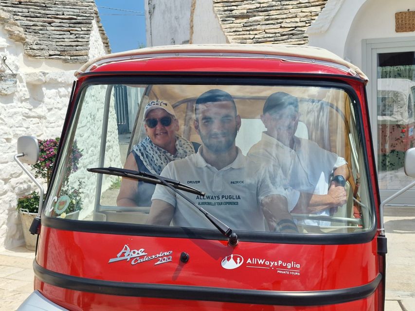 Alberobello: Private Tuk Tuk Tour with Audio Guide - Key points at a glance