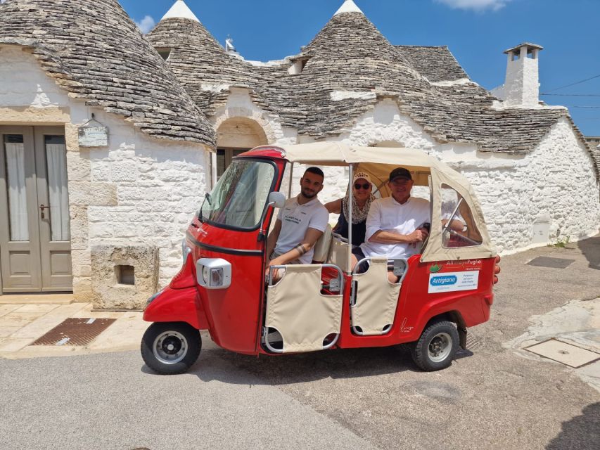 Alberobello: Private Tuk Tuk Tour with Audio Guide - Setting out from the AllWays Puglia office