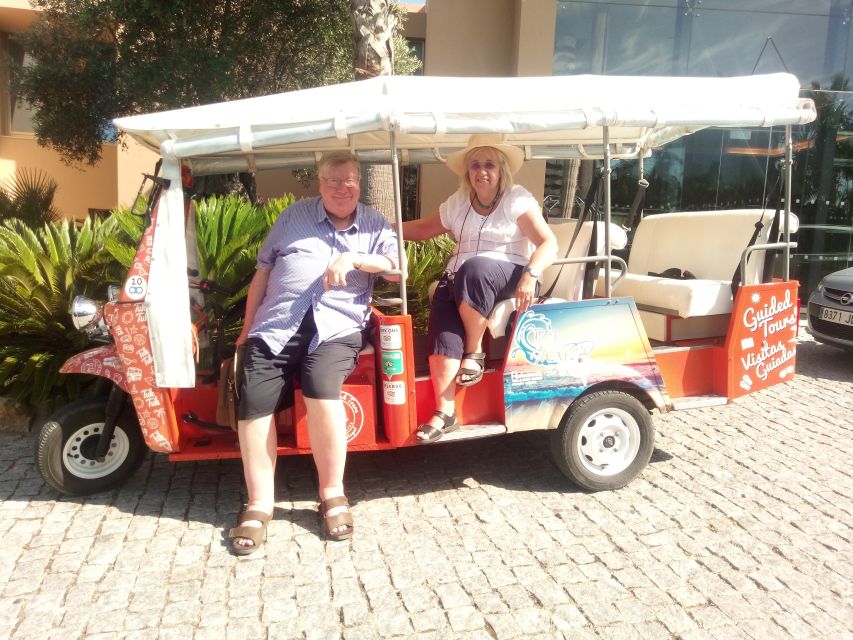Albufeira: Benagil Caves & Senhora da Rocha Tour by Tuk Tuk - The road west through small Algarve coves