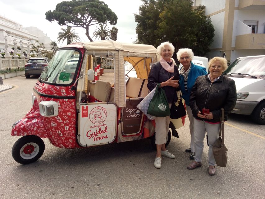 Albufeira: Benagil Caves & Senhora da Rocha Tour by Tuk Tuk - Carvoeiro’s cliffs and beach views