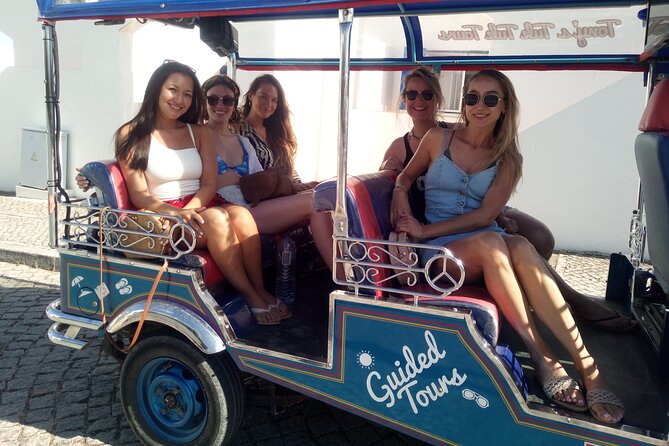 Albufeira On A Rickshaw / Tuk-Tuk - Falesia viewpoint and the long eastern beach