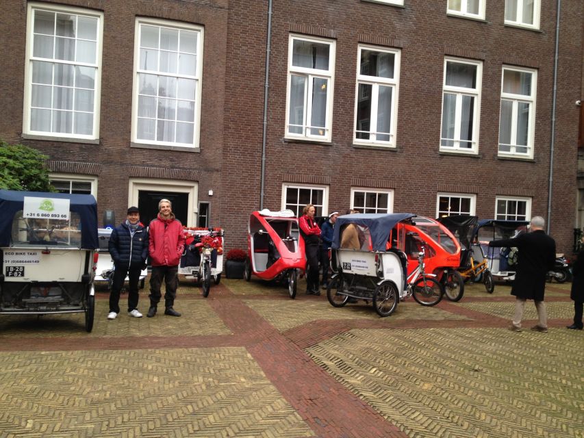 Amsterdam: 2-Hour Sightseeing Tour by Rickshaw - Starting with pickup anywhere in central Amsterdam