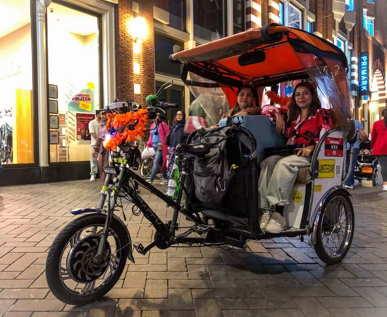 Amsterdam: Private Guided Pedicab & Rickshaw Highlights Tour - The Red Light District, Flower Market, and central contrasts