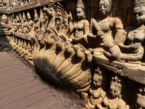 Angkor Thom Afternoon Tour by Tuk Tuk - The Terrace of the Leper King