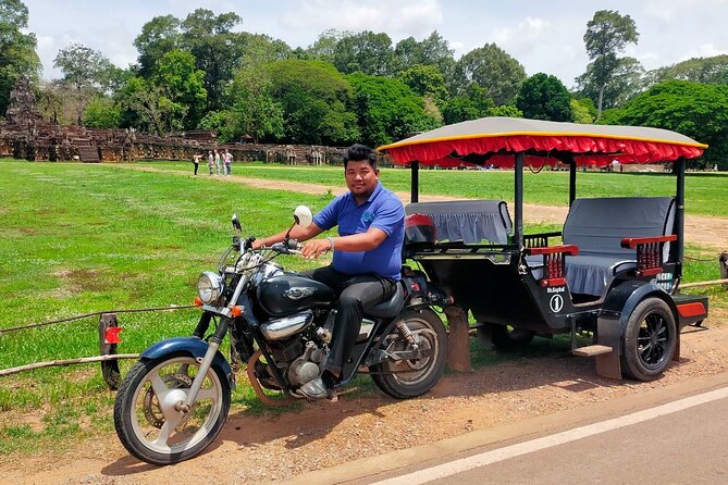 Angkor Wat Private Tour by Tuk-Tuk with English Speaking Driver - Ta Prohm: roots, ruins, and a busy hour