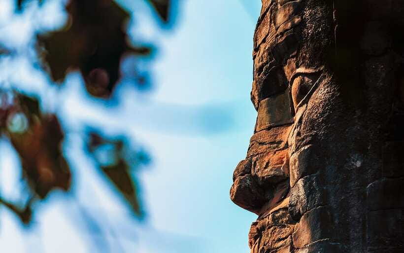 Angkor Wat Sunrise Private Tuktuk Tour in Siem Reap - Bayon’s stone faces reward a slower look