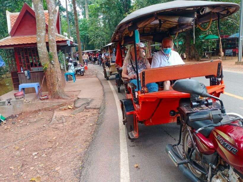 Angkor Wat Tour by Tuk-Tuk with English Speaking Driver - Angkor Thom and the giant faces of Bayon