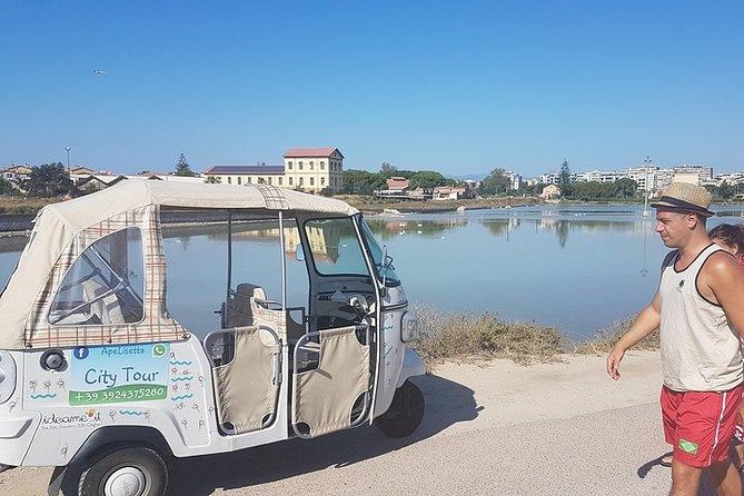 Apelisetta tuk tuk: 1 tour of Cagliari - Poetto Beach and Marina Piccola in the second half