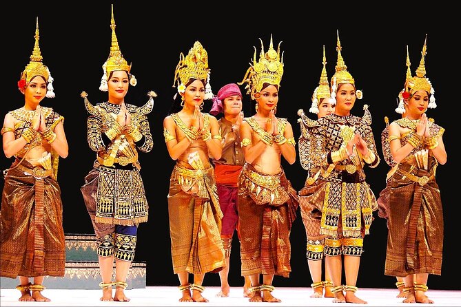 Apsara Dance Show with Dinner by Tuk-Tuk Roundtrip Transfer - Five dances, five different ideas
