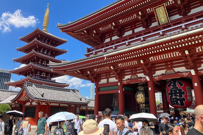 Asakusa, Tokyo: Rickshaw Experience and Highlights Walking tour - The rickshaw ride adds a different view