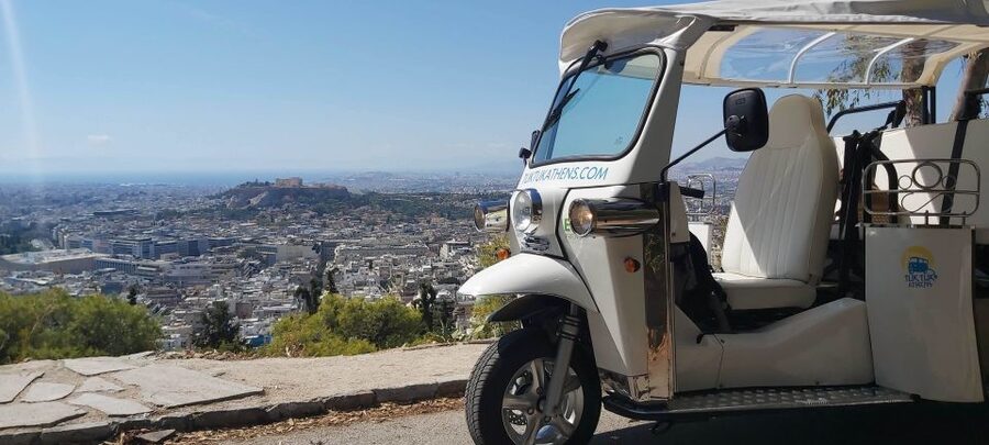 Athens from Piraeus: Private E-Tuk Tuk Half-Day Tour - The Acropolis area, Areopago Hill, and Ancient Agora