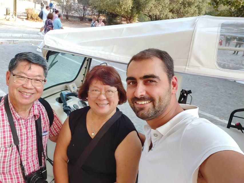 Athens: Private 3-Hour City Tour on Eco-Friendly Tuk Tuk - Olympic Stadium, Temple of Zeus, and Hadrian’s Arch