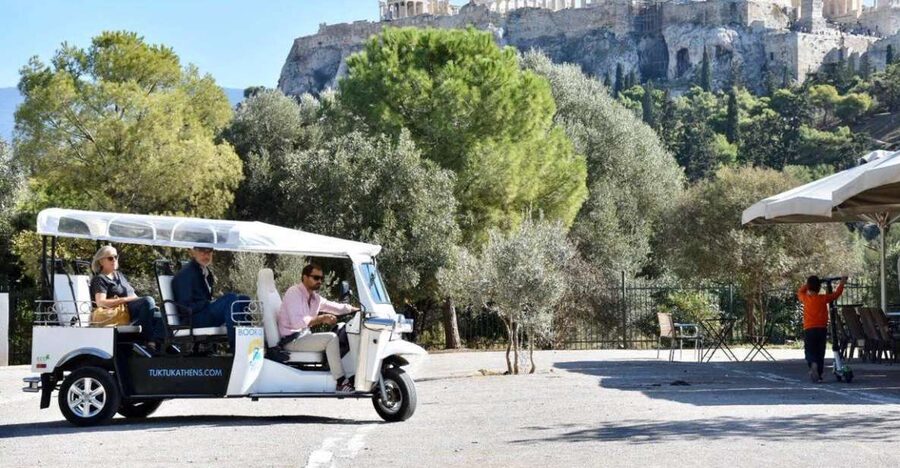 Athens: Private 3-Hour City Tour on Eco-Friendly Tuk Tuk - Thiseio and Monastiraki to finish