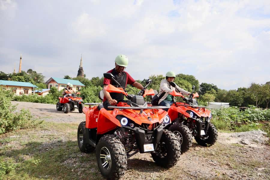 Ayutthaya: ATV Adventure with Tuk Tuk Transfer and Lunch - Four temple stops around the old city