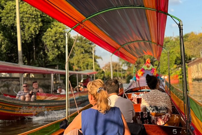 Bangkok 3-in-1 Tour: Longtail Boat,TukTuk & Street Food Adventure - A long-tail boat through Bangkok’s canal country
