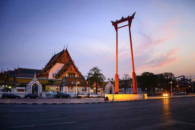 Bangkok Night Lights: Temple & City Tour by Tuk Tuk (SHA Plus) - The Giant Swing and Wat Suthat