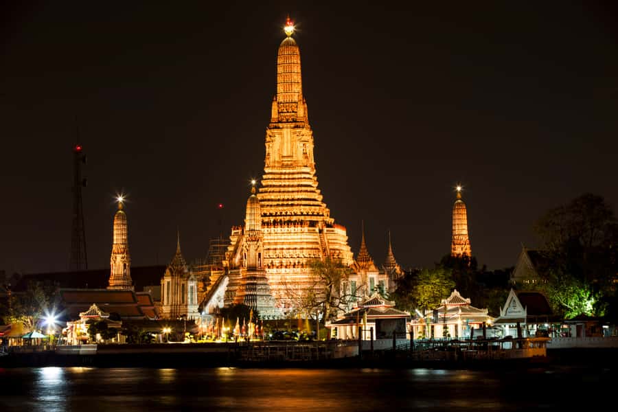 Bangkok Night Tuk Tuk: Private Tour of Markets & Landmarks - Entering Chinatown through Chinagate