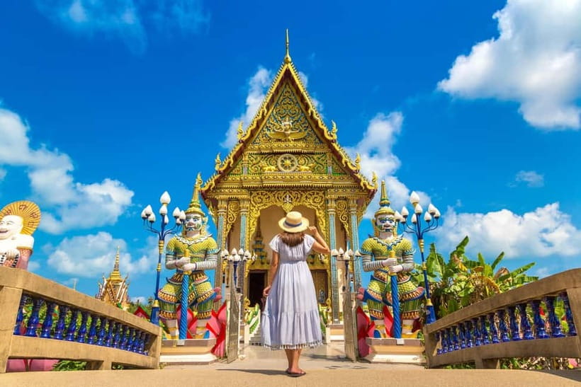 Bangkok Tuk-Tuk City Sightseeing Tour - Wat Arun views across the river