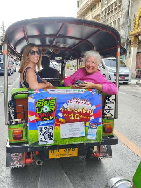 Bangkok Tuk Tuk Tour with Hotel Pick up and Dinner - Metal Castle Temple gives the route a quieter cultural stop