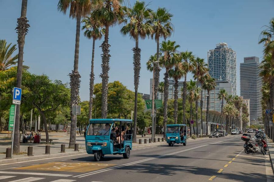 Barcelona: City Highlights Private Tuk-Tuk Tour - Port Vell, Barceloneta, and Olympic Port