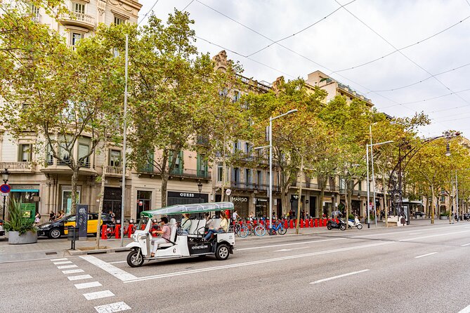 Barcelona Express Tour in a Private Eco Tuk Tuk - La Pedrera and the modernist Eixample