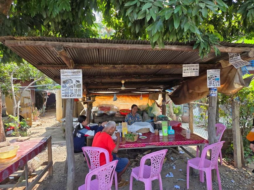 Battambang: Morning Tuk Tuk Food Tour of Our Iconic Dishes - Fish amok made by hand