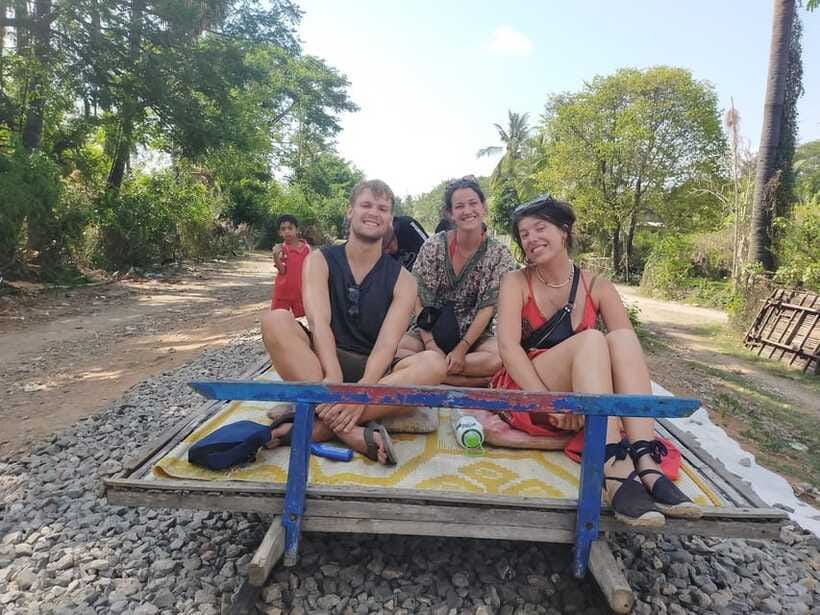 Battambang: Tuk-Tuk, Bamboo Train, Killing/Bat Caves, Sunset - The original bamboo train and what to expect