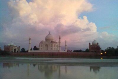 Behind the Taj Mahal with Sunrise or Sunset view by Tuk Tuk Ride