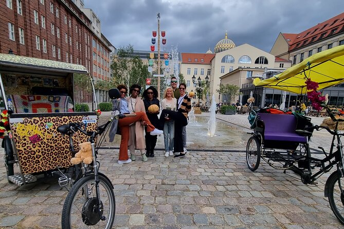 Berlin Rickshaw Tours Historical & Photo City Tour 120min - Sightseeing - Gendarmenmarkt brings together the Konzerthaus and two domes