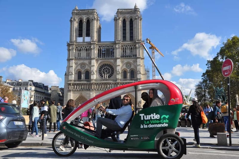 Best of Paris Private Rickshaw bike Tour with guide - The Left Bank, Luxembourg Gardens, and Saint-Germain