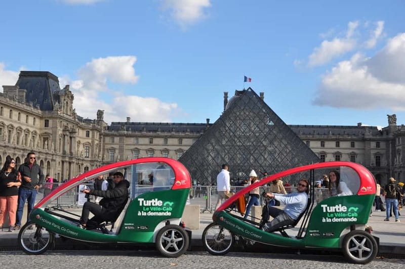 Best of Paris Private Rickshaw bike Tour with guide - Along the Seine to the Eiffel Tower