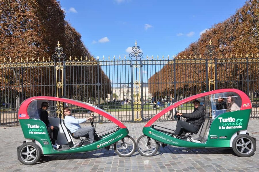 Best of Paris Private Rickshaw bike Tour with guide - The National Assembly, Place Vendôme, and Palais Garnier