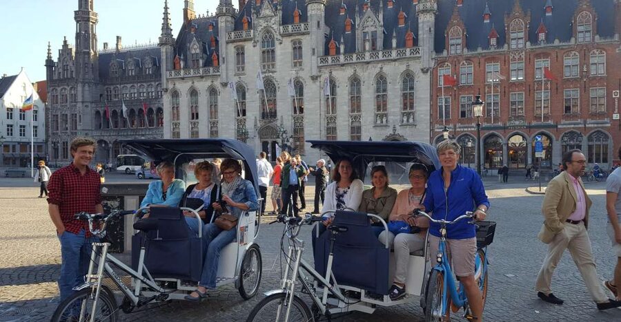 Bruges: Guided Rickshaw Tour - Market Square and the Main Sights