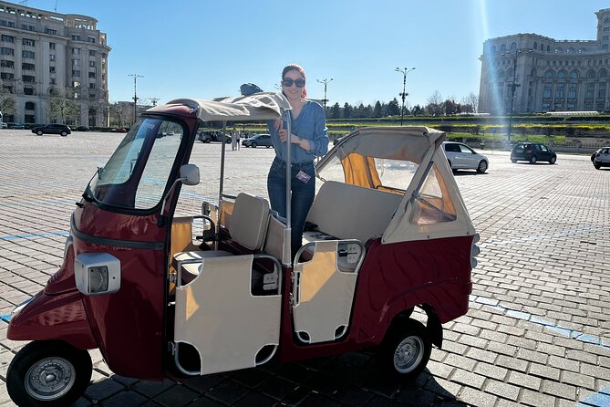 Bucharest Tuk Tuk city tour - CEC Palace, the National History Museum, and Old Town