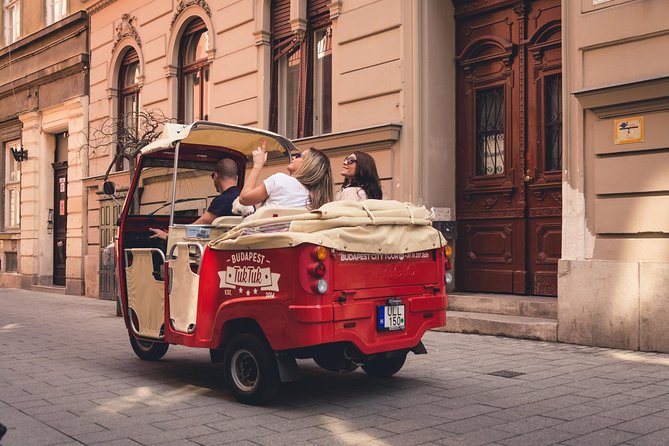 Budapest Private Tuk Tuk Tour with Wine Tasting and Cheese Platter - From Kálvin tér to the Liberty Bridge