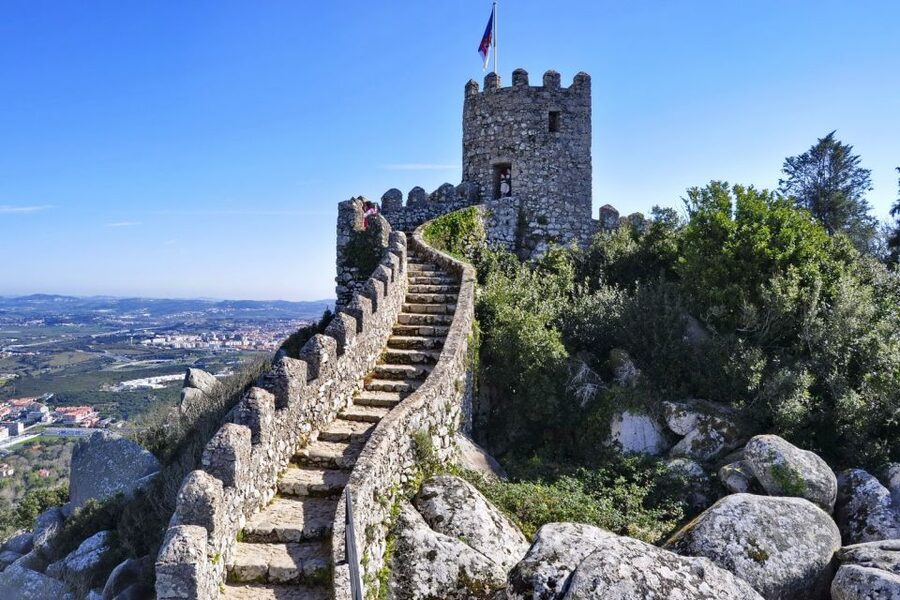 Cascais: City, Cabo da Roca, and Sintra Tuk-Tuk Tour - Sintra’s hills and Pena Palace’s bright exterior