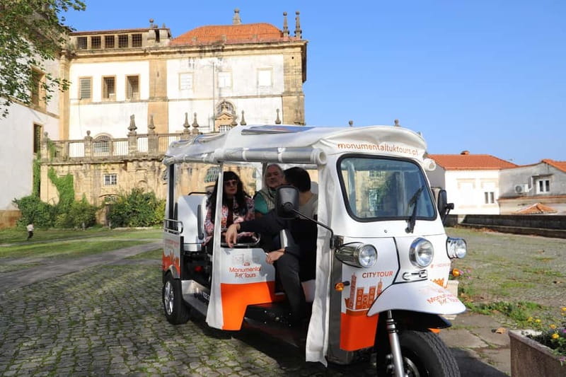 Coimbra: TukTuk Adventure. Local and multilingual host. Hotel pickup. - Largo da Portagem is the practical starting point