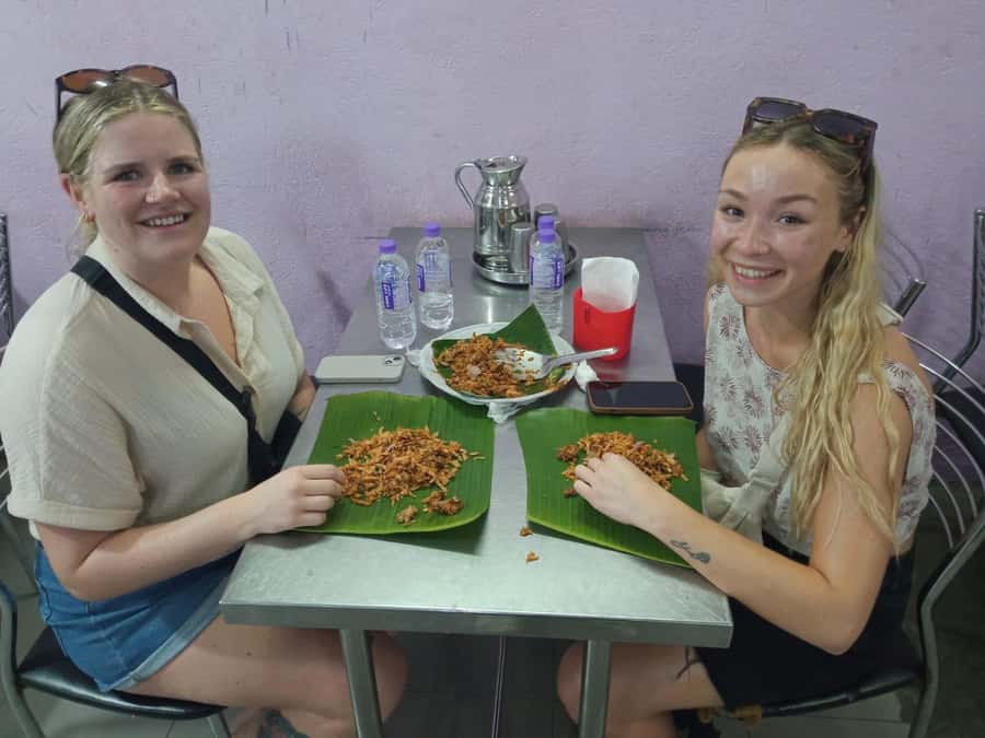 Colombo Foods Tour by Tuk Tuk ( Food chargers included ) - Chicken kottu roti on the hot griddle