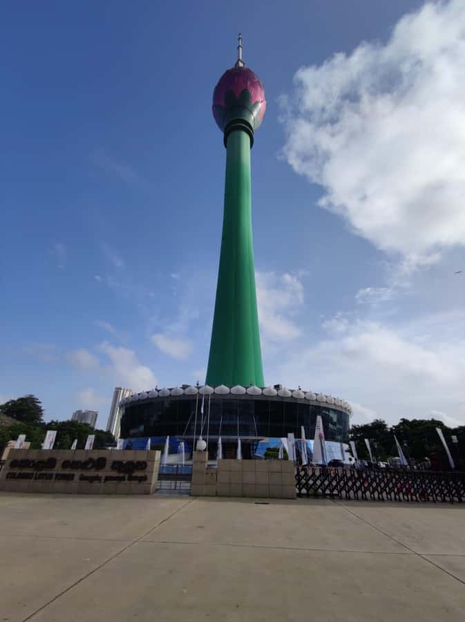 Colombo Sightseeing Tour by Tuk Tuk - All Inclusive - Lotus Tower and the changing Colombo skyline