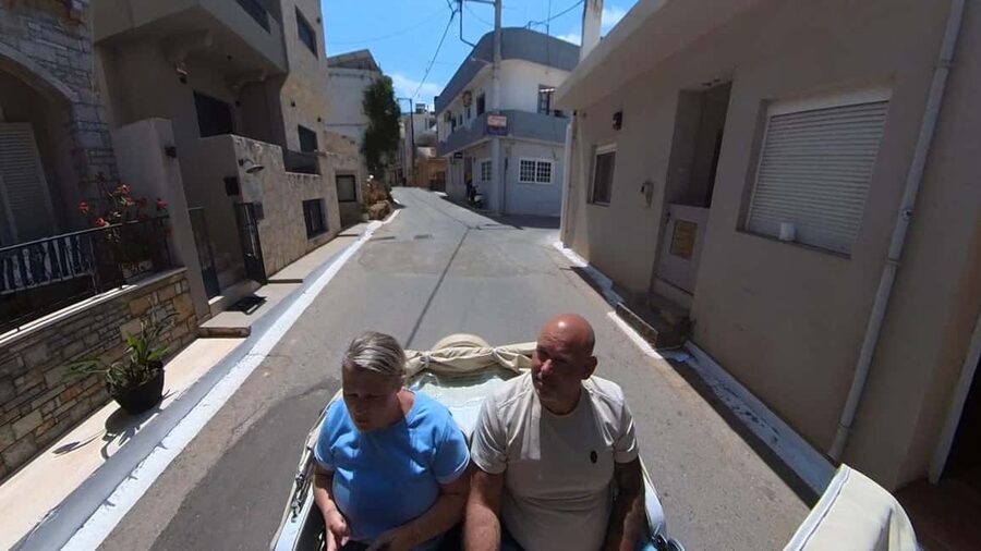 Crete: Malia, Potamos Beach, and Sissi Tuk Tuk Tour - Starting along Malia’s beach road