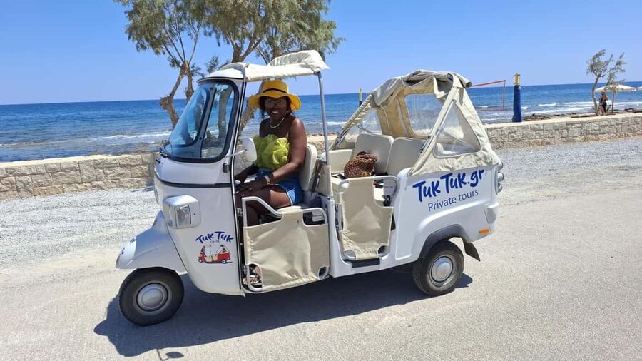 Crete: Private Tuk Tuk Tour of 7 Villages with Tastings - A quick ride through Crete’s resort country