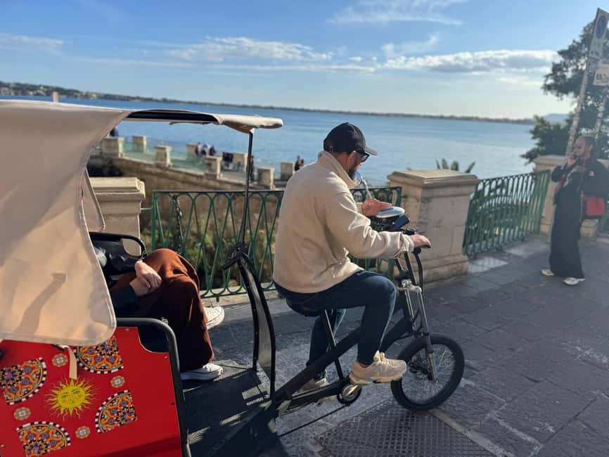 Discover the wonders of Ortigia: a Tuk-Tuk tour through history and the sea. - Starting near the market on Via Emmanuele de Benedictis