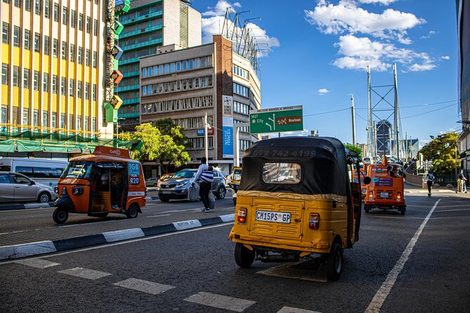 Downtown Johannesburg Tuk tuk Tour with a local lunch - Newtown: murals and Johannesburg’s older neighborhoods