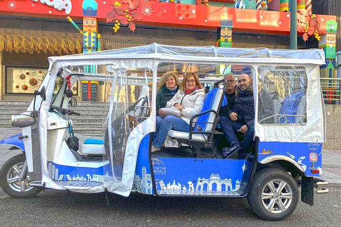 Eco Friendly Tuk Tuk Experience with the Local in Madrid - The Arab Wall and San Miguel Market
