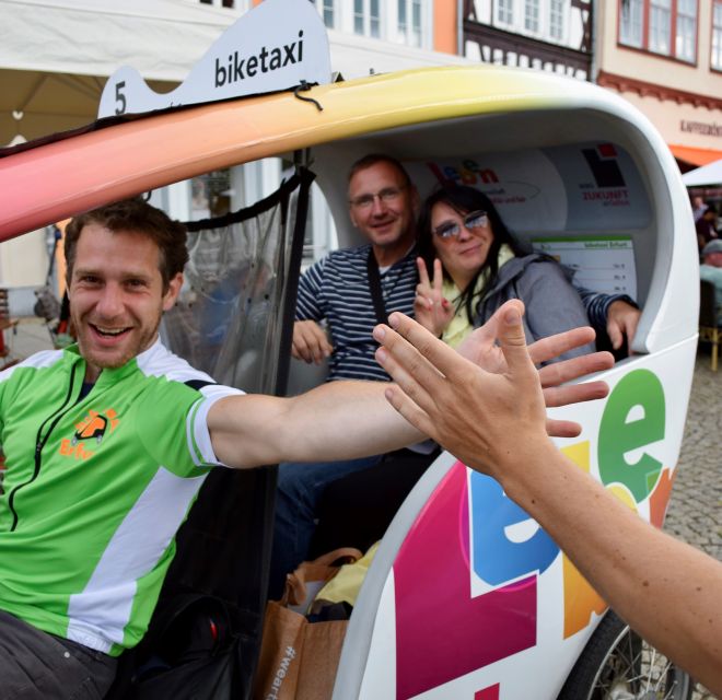 Erfurt: Romantic Rickshaw Tour For Two - What the two-hour rickshaw ride is really like