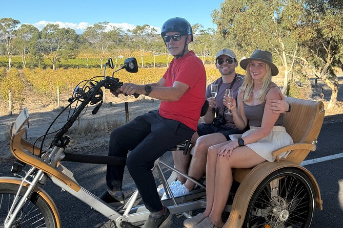 eTukTuk Adventure from Shirvington Wines - McLaren Vale - Quick points before you book